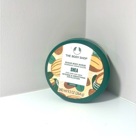 The Body Shop Shea Sugar Body Scrub 9.3 oz NEW - Picture 2 of 5